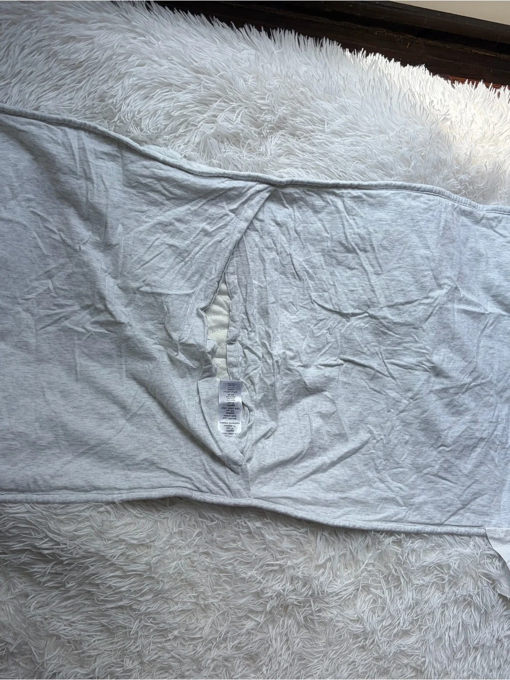 4 West elm heather gray king pillow shams waves patter cotton cloud 36”x20”